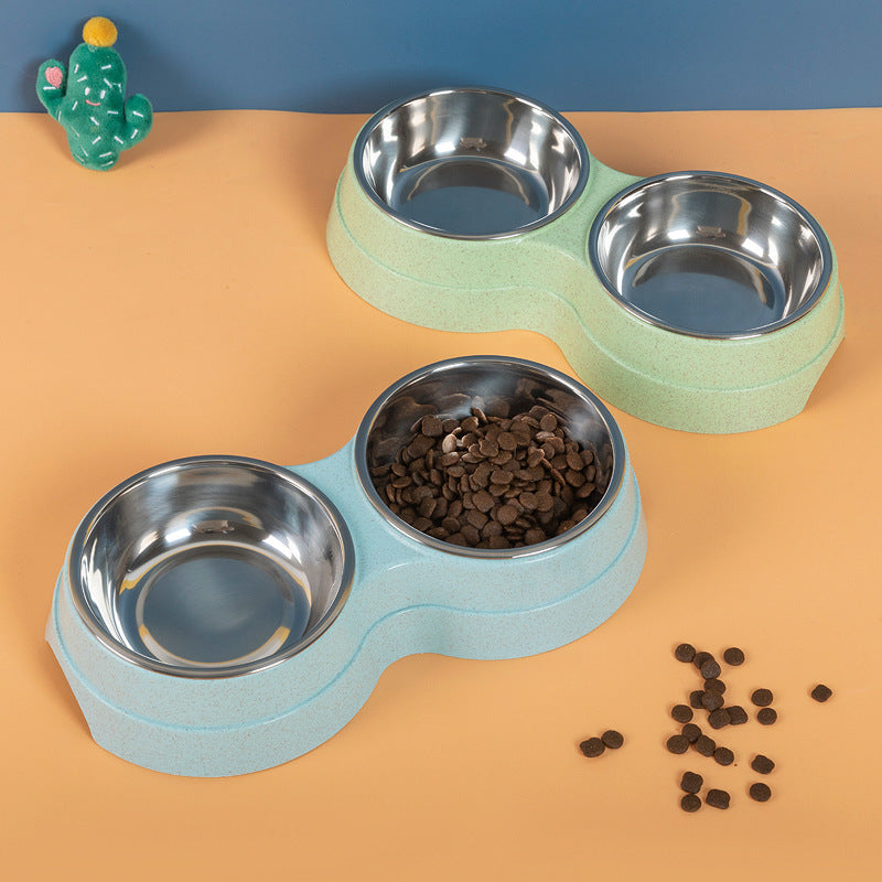 Double Pet Feeding Bowl - puphub