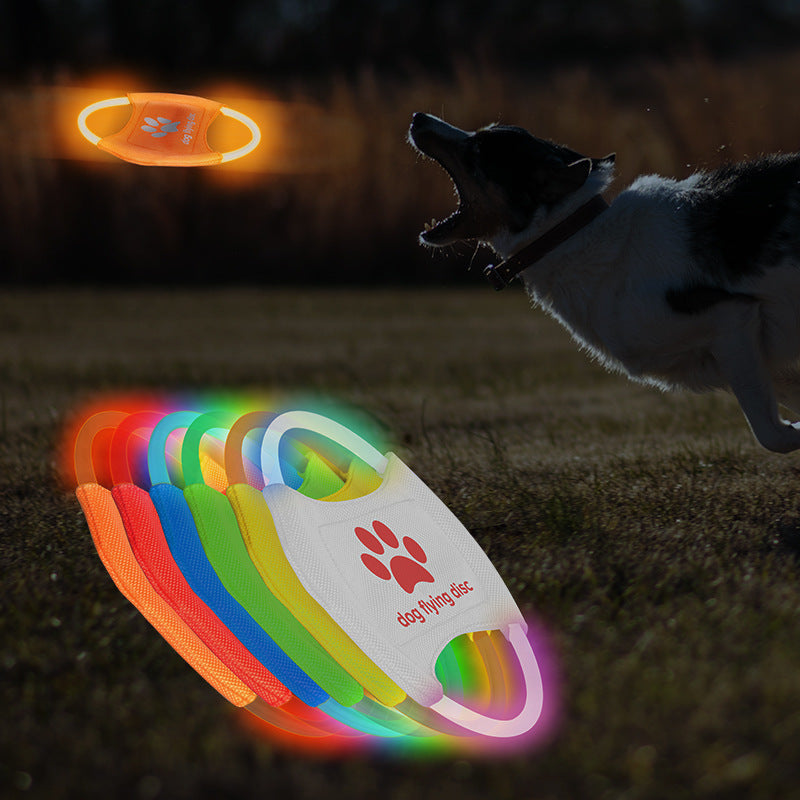 Dog Flying Discs LED Interactive Toy - puphub