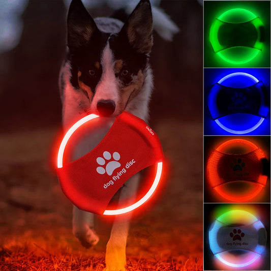 Dog Flying Discs LED Interactive Toy - puphub