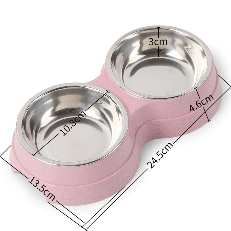 Double Pet Feeding Bowl - puphub