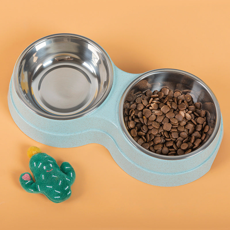 Double Pet Feeding Bowl - puphub