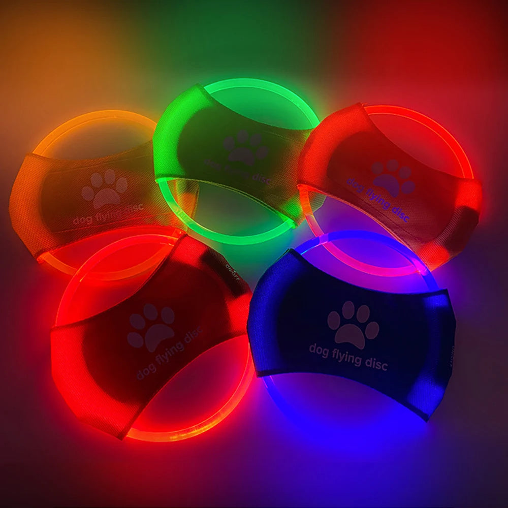 Dog Flying Discs LED Interactive Toy - puphub