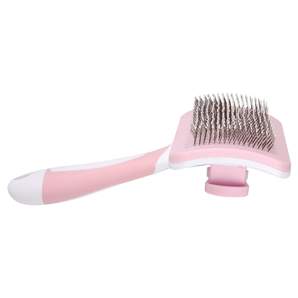 Self Cleaning Slicker Brush For Dogs, Cats - puphub